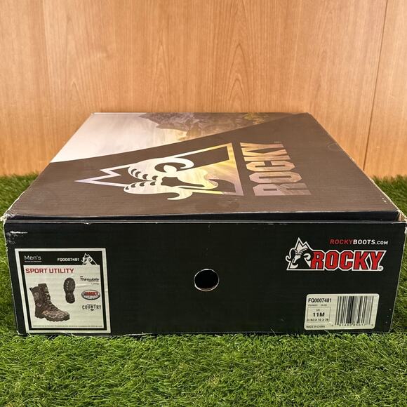 Rocky Sport Utility Max Insulated Waterproof Camo Boots FQ0007481 Men\'s Size 11 main image 7